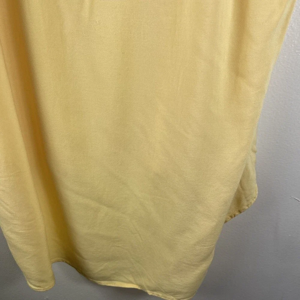 Torrid Soft Yellow Sophie Eyelet Swing Cami Tank‎ Top Plus Size 0 Large - Picture 7 of 13